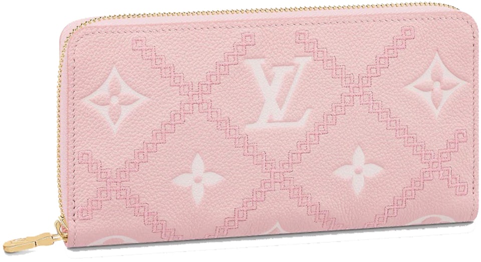 Louis Vuitton Zippy Wallet Gradient Pastel Light Pink