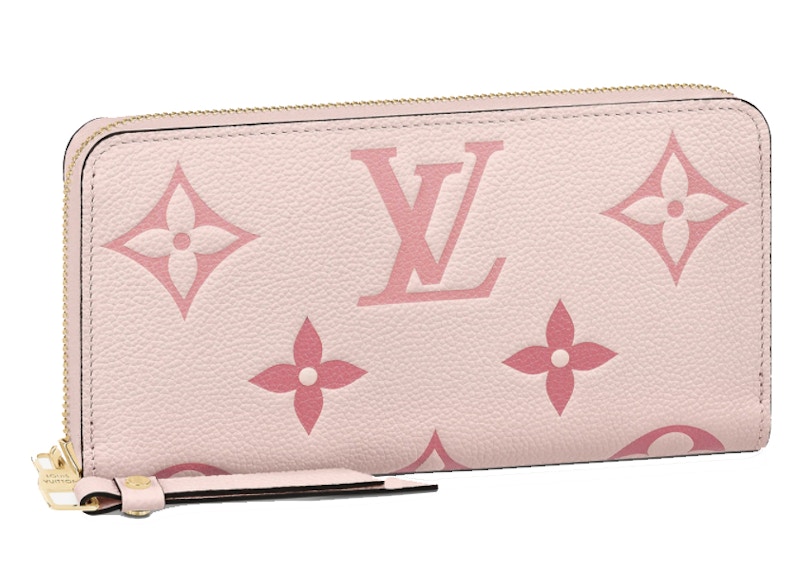 lv wallet with pink