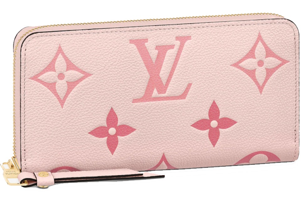 Louis Vuitton Zippy Wallet Rosebud in Empreinte Embossed Supple