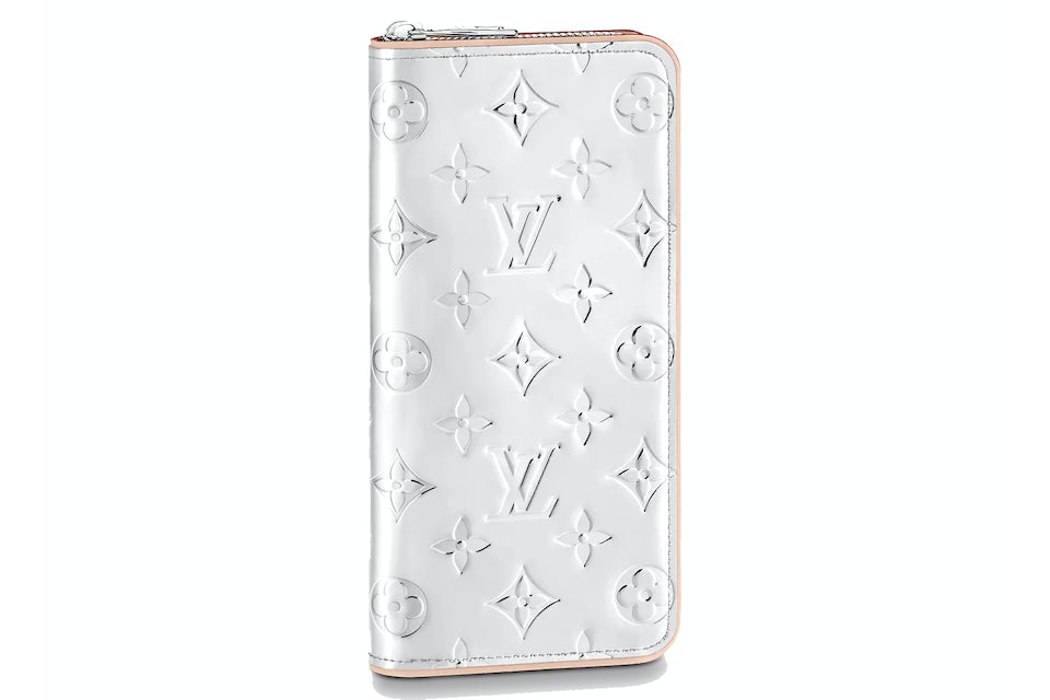 Louis Vuitton Zippy Wallet Vertical Monogram Mirror in Coated Canvas with  Silver-tone - US