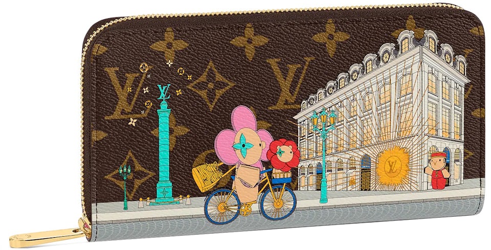 Louis Vuitton Victorine Wallet Vivienne Holiday Monogram Canvas/Pink