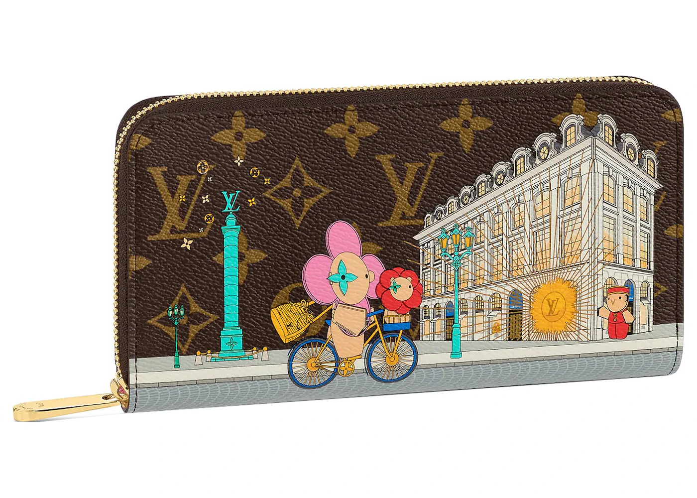 Louis Vuitton Long Zippy Wallet Vivienne Brown Monogram M69750 Holiday