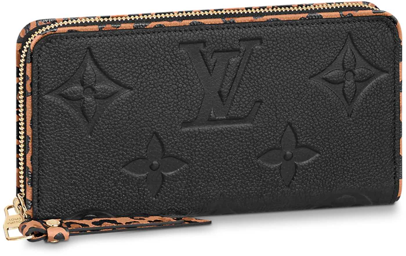 Louis Vuitton Zippy Wallet Wild at Heart Black in Cowhide Leather with  Gold-tone - US