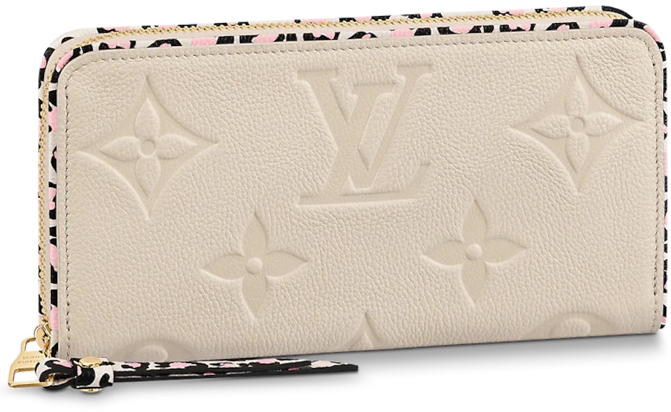 Louis Vuitton Zippy Wallet Wild at Heart Cream in Cowhide Leather