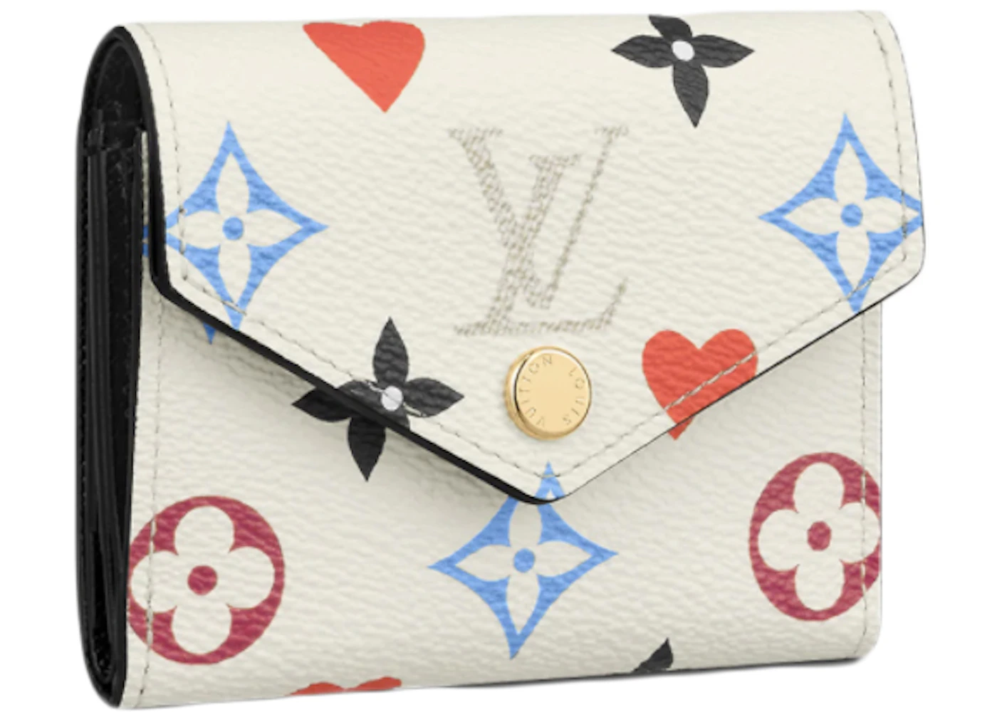 Louis Vuitton Zoe Wallet Game On White in Coated Canvas with Gold-tone - US