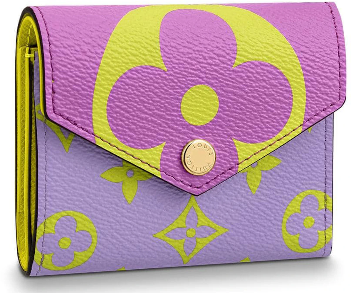 Louis Vuitton Zoe Wallet Monogram Giant Pink/Lilac in Coated