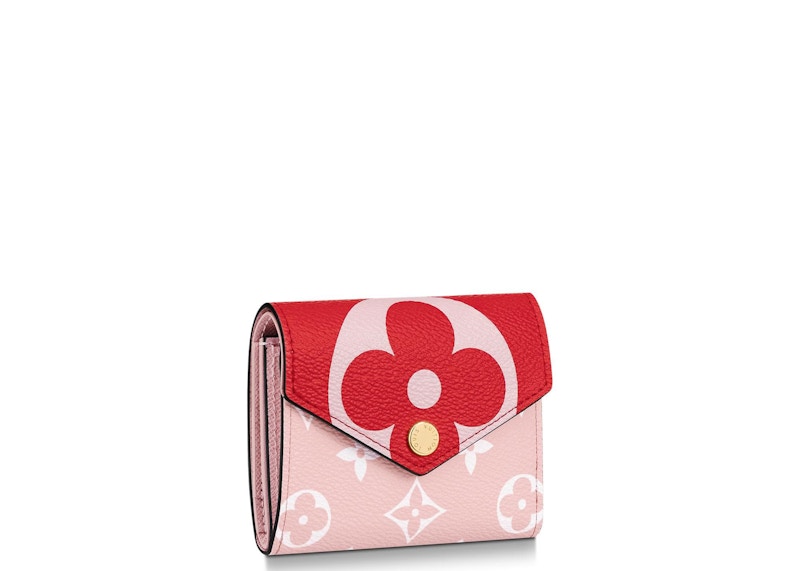 Louis Vuitton Zoe Wallet Monogram Giant Red/Pink in Coated Canvas