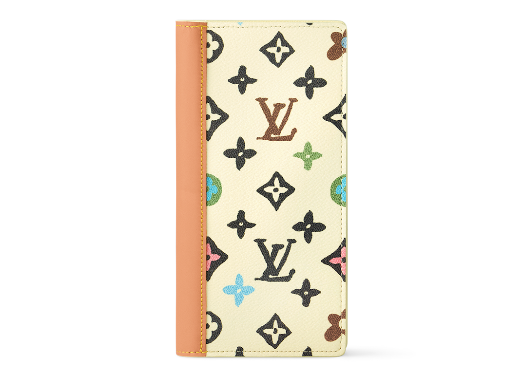 Pre-owned Louis Vuitton By Tyler, The Creator Brazza Wallet Vanilla Craggy Monogram