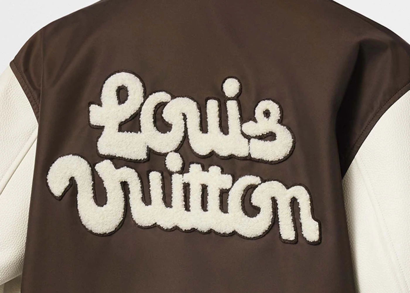 Louis Vuitton by Tyler, the Creator Embroidered Varsity Jacket Brown ...