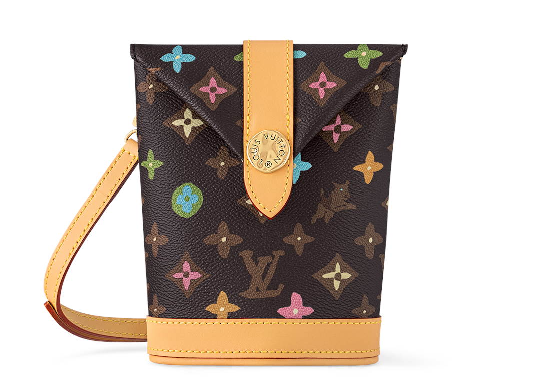 Pre-owned Louis Vuitton By Tyler, The Creator Envelope Pouch Chocolate Craggy Monogram