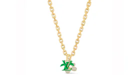 Louis Vuitton by Tyler, the Creator LV Blooming Pendant Gold-color