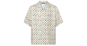Louis Vuitton by Tyler, the Creator Monogram Printed Short-Sleeved Silk Shirt Multicolor