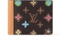 Louis Vuitton by Tyler, el creador Cartera múltiple Monograma escarpado de chocolate