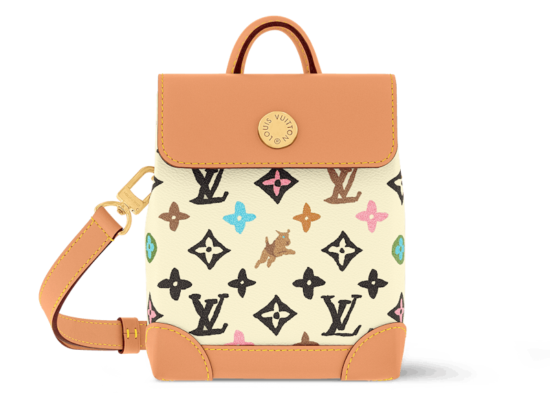 Pre-owned Louis Vuitton Men's By Tyler, The Creator Nano Steamer In Vanilla Craggy Monogram