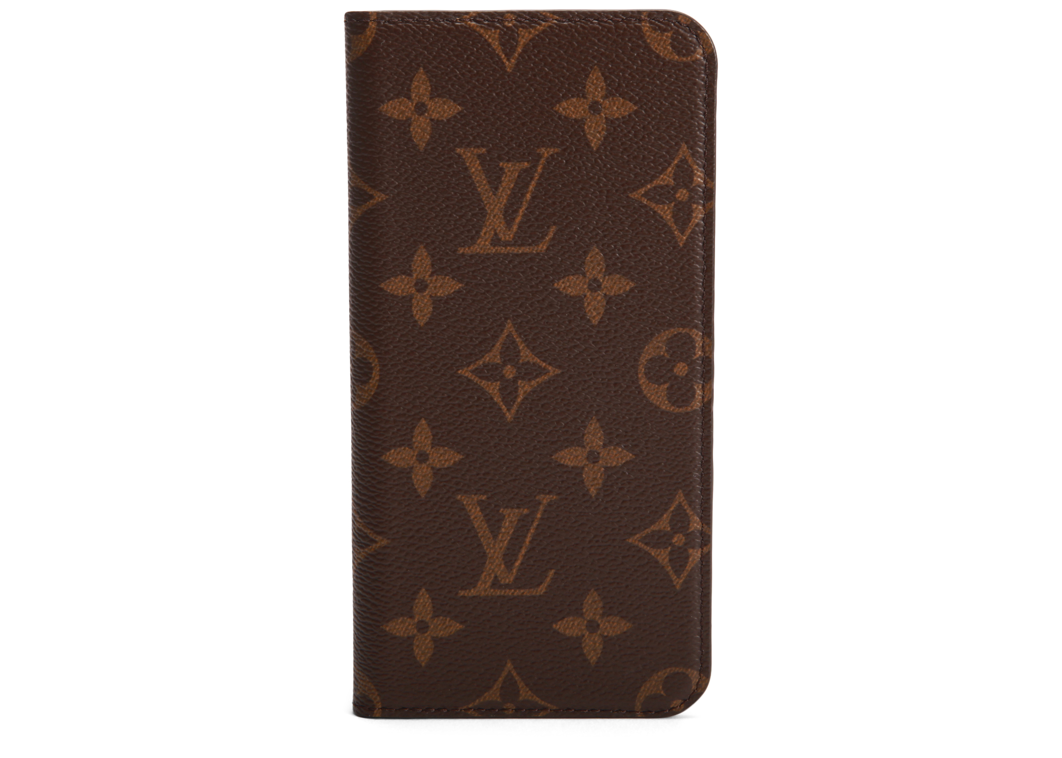 Louis Vuitton Monogram iPhone 8 Plus Folio Case  Brown Technology  Accessories  LOU750877  The RealReal