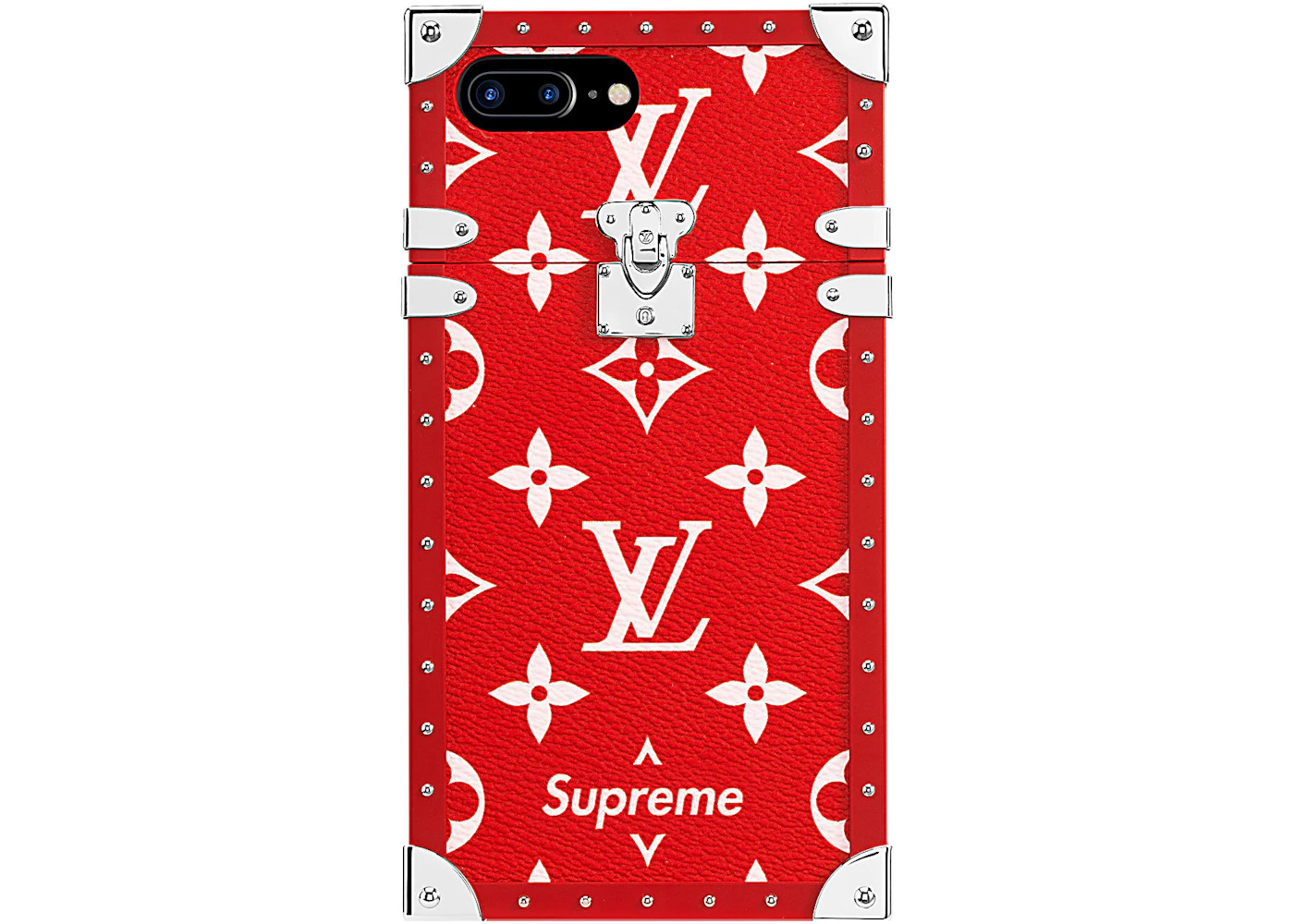 Louis Vuitton X Supreme Iphone 7 Plus Eye Trunk Red De Louis Vuitton X Supreme Iphone 7 Plus Eye Trunk Red De