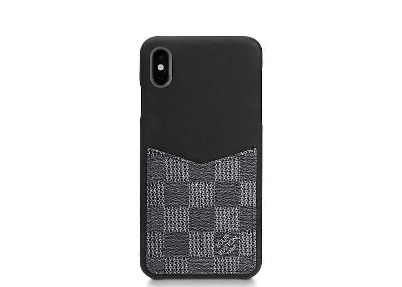 Louis Vuitton iPhone Case Damier Graphite XS MAX Black in Coated 