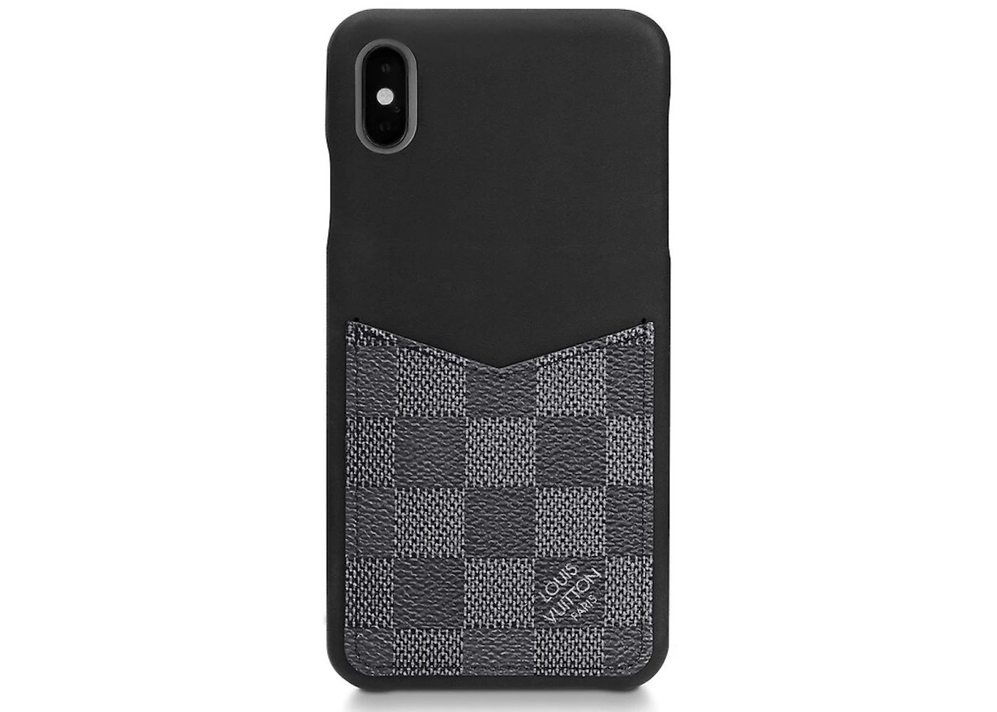 Louis Vuitton iPhone Case Damier Graphite XS MAX Black in Coated  Canvas/Calfskin - US
