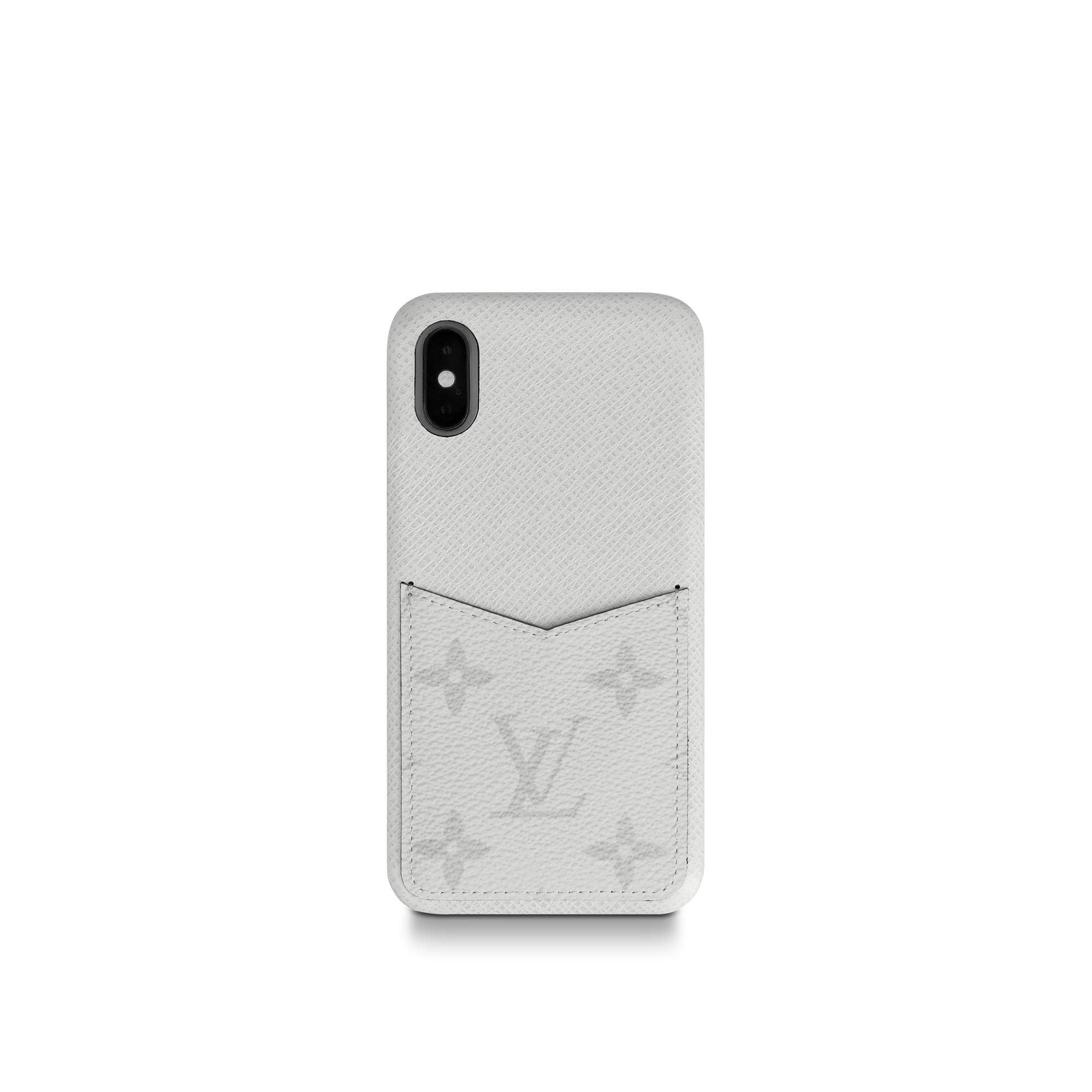 Louis Vuitton iPhone Case Monogram Antarctica Taiga XS White in