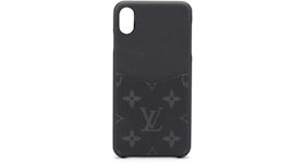 Louis Vuitton Damier Graphite Bumper iPhone X/XS case Rainbow