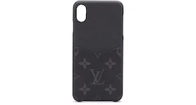 Louis Vuitton iPhone Case Monogram Eclipse XS MAX Black