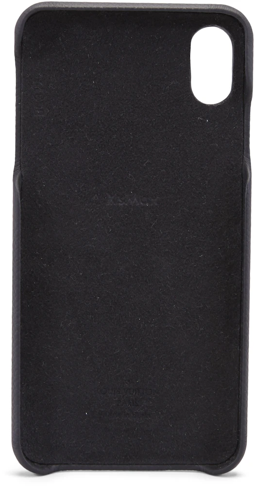 Louis Vuitton iPhone Case Monogram Eclipse XS MAX Black in Coated ...