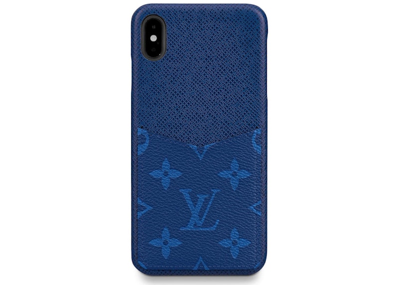 Louis Vuitton iPhone Case Monogram Pacific Taiga XS MAX Blue