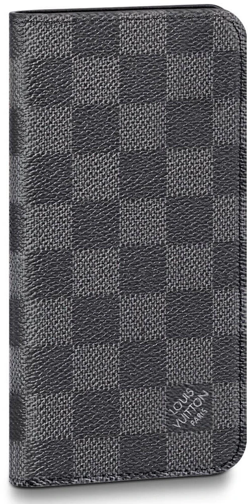 Louis Vuitton Folio Case iPhone 7/8 Plus Damier Graphite Black