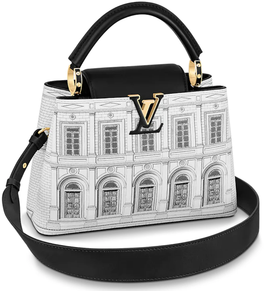Louis Vuitton x Fornasetti Petit Sac Plat Black White - Klueles shop onlines
