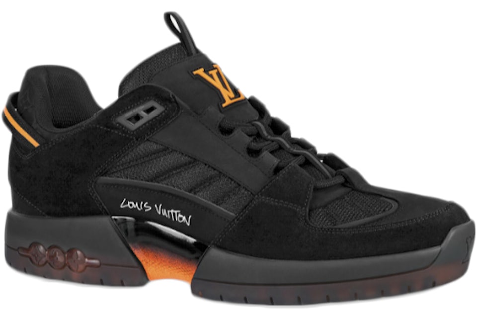 Louis Vuitton x Lucien Clark Men's A View Sneakers Suede and Mesh Black