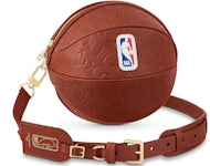 Louis Vuitton LV x NBA Basketball Bag Charm and Key Holder Metal with  Embossed Leather and Monogram Canvas Brown 213296111