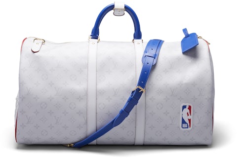 Louis Vuitton x NBA Basketball Keepall 55 Antartica in Coated
