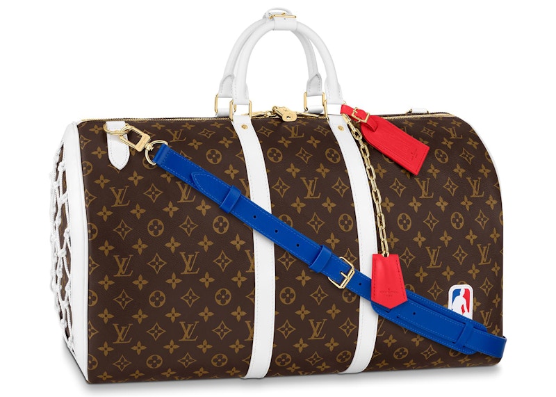 Louis Vuitton x NBA Basketball Keepall 55 Monogram in Coated