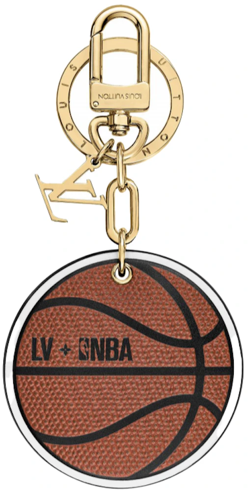 Louis Vuitton x NBA Basketball Key Holder & Bag Charm Brown in