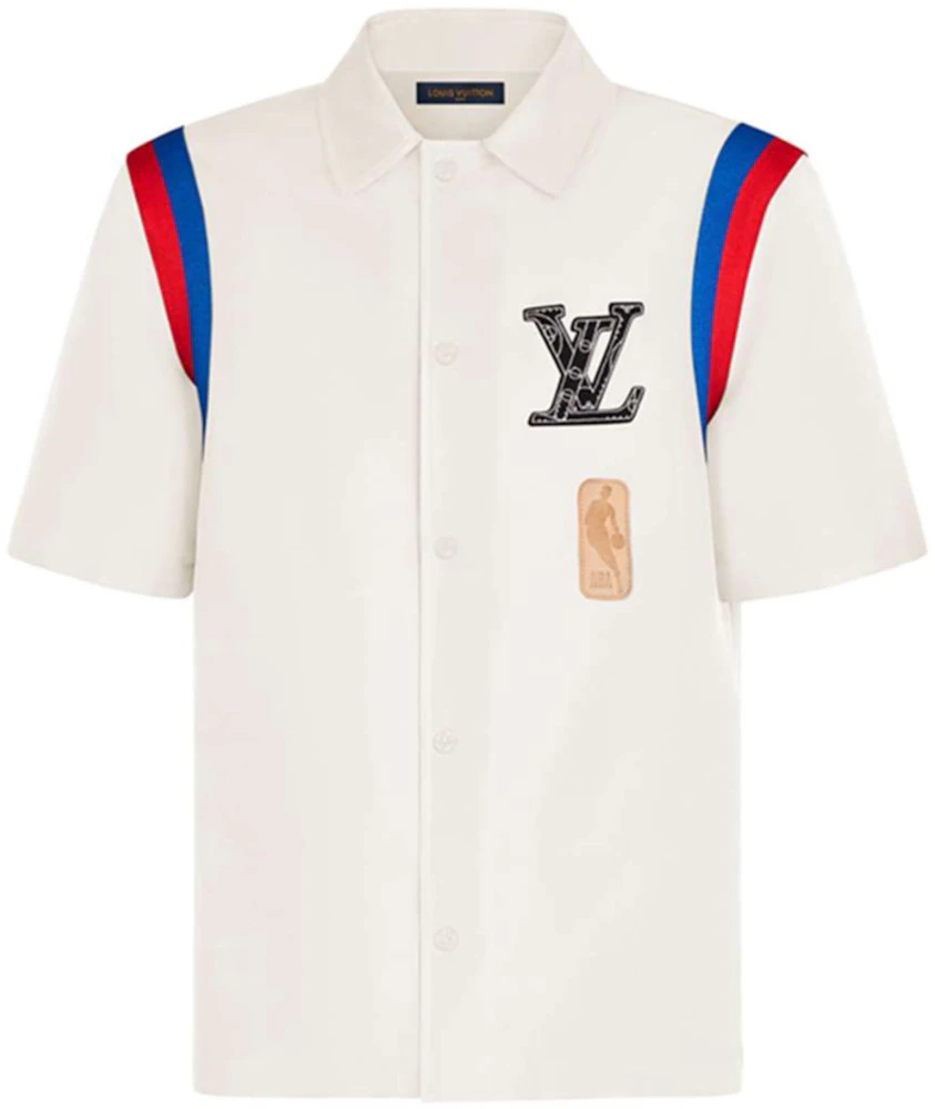 Louis Vuitton x NBA Basketball Short-Sleeved Shirt Beige Men's