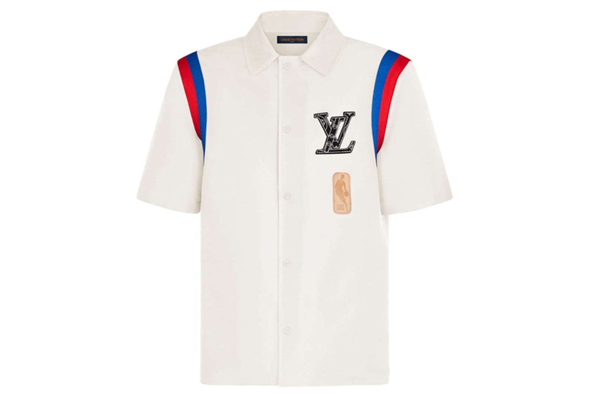Pre-owned Louis Vuitton X Nba Basketball Short-sleeved Shirt Beige