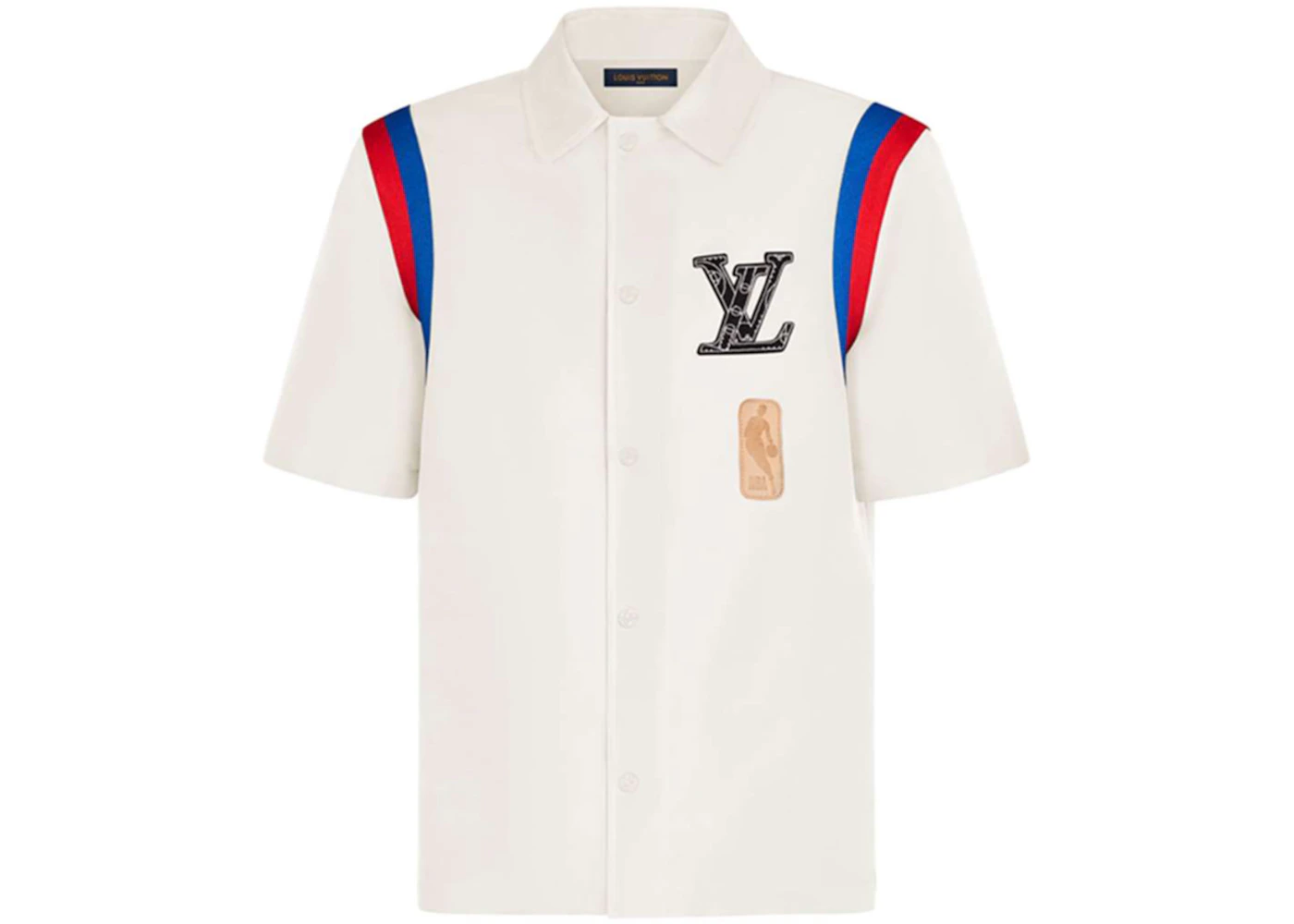 Louis Vuitton x NBA Basketball Short-Sleeved Shirt Beige