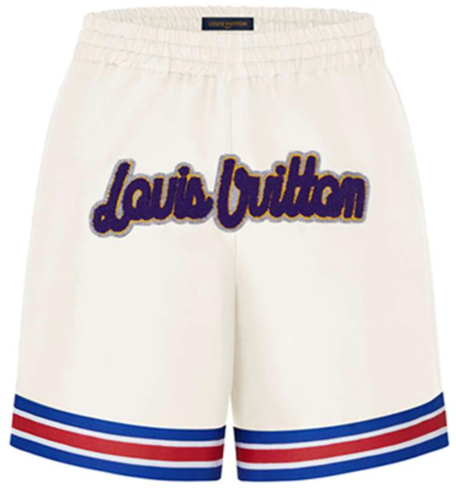 Louis Vuitton x NBA Basketball Shorts Beige Men's - FW21 - GB