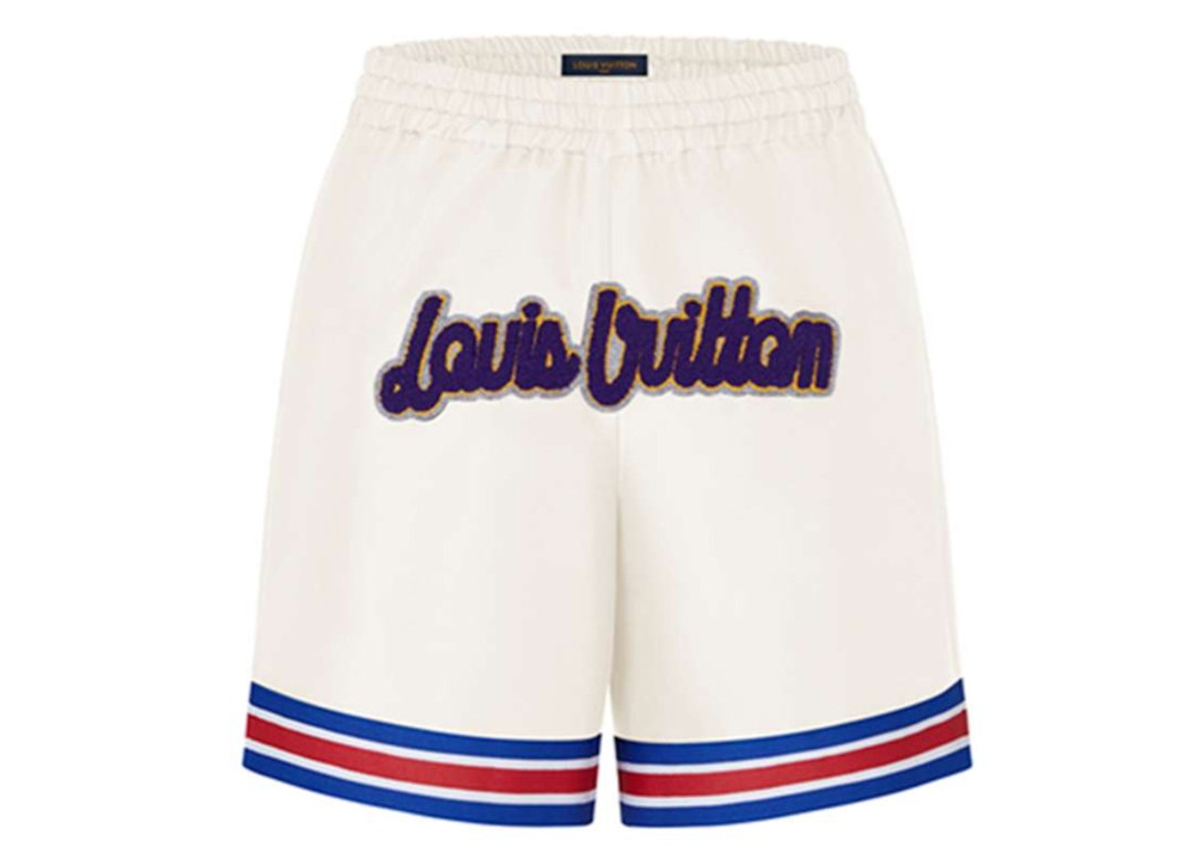 Pre-owned Louis Vuitton X Nba Basketball Shorts Beige