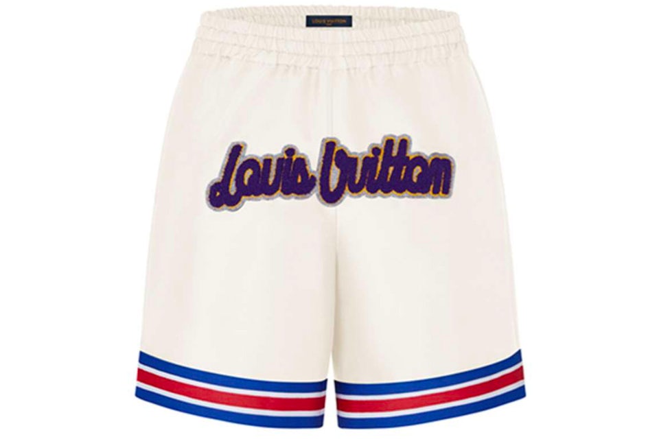 Louis Vuitton x NBA Basketball Shorts Beige Uomo - FW21 - IT