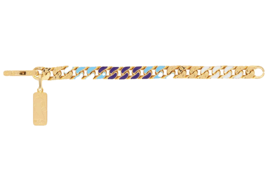 Louis Vuitton x NBA Chain Links Necklace XS Gold/Multicolor
