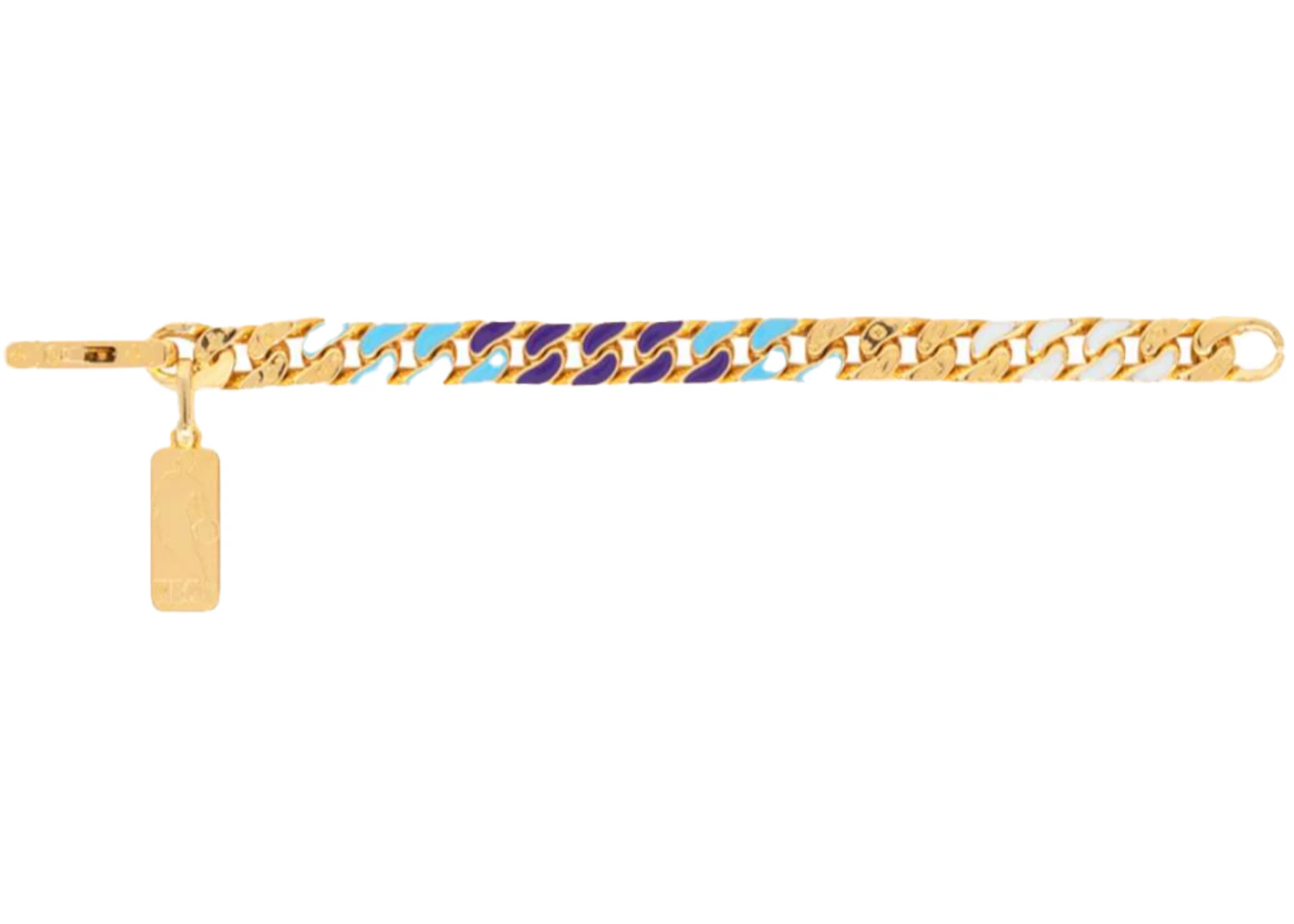 Louis Vuitton x NBA Chain Links Bracelet XS Gold/Multicolor in