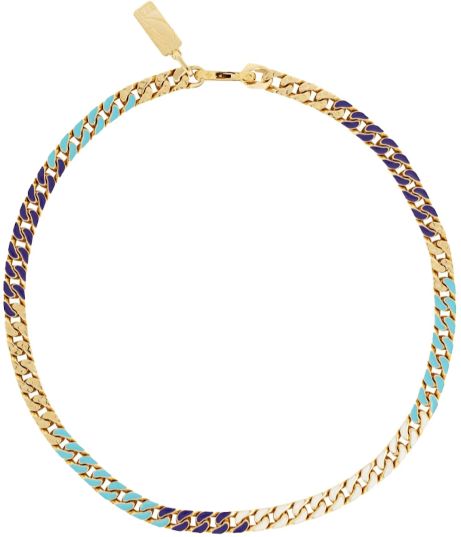 Louis Vuitton Louis Vuitton Cuban Link Multi Color necklace