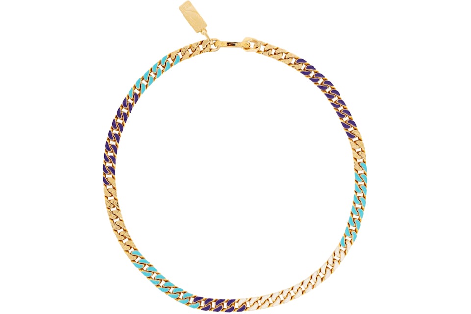 Louis Vuitton x NBA Chain Links Necklace XS Gold/Multicolor in Metal with  Gold-tone - US