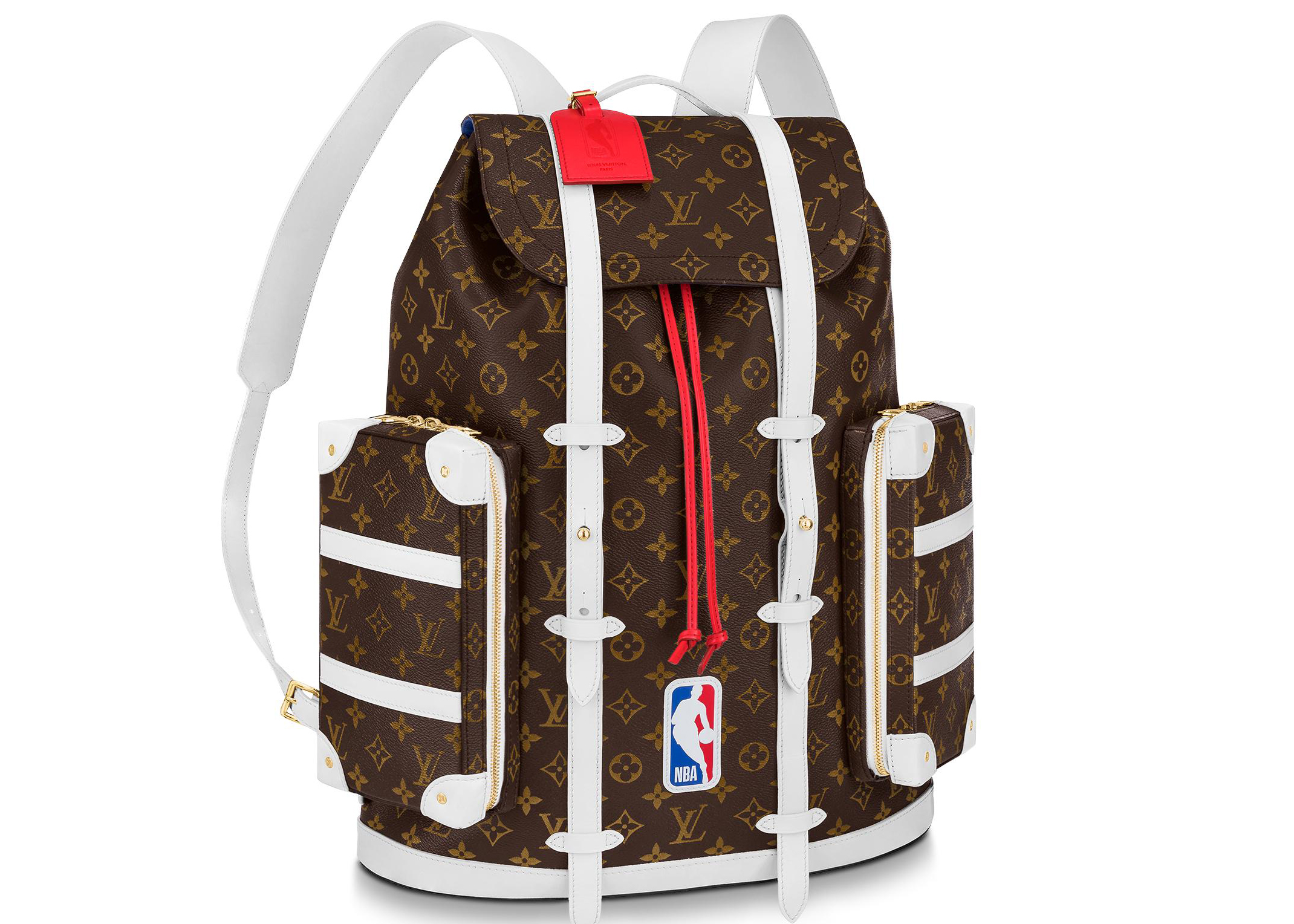 Louis Vuitton Keepall Bandouliere 55 NBA LV White Basketball Weekend Travel  Bag  eBay