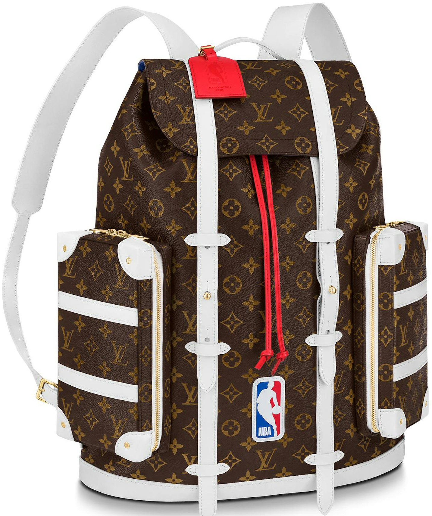 Kondensere galning Udlænding Louis Vuitton x NBA Christopher Soft Trunk Backpack Monogram in Coated  Canvas with Gold-tone - US