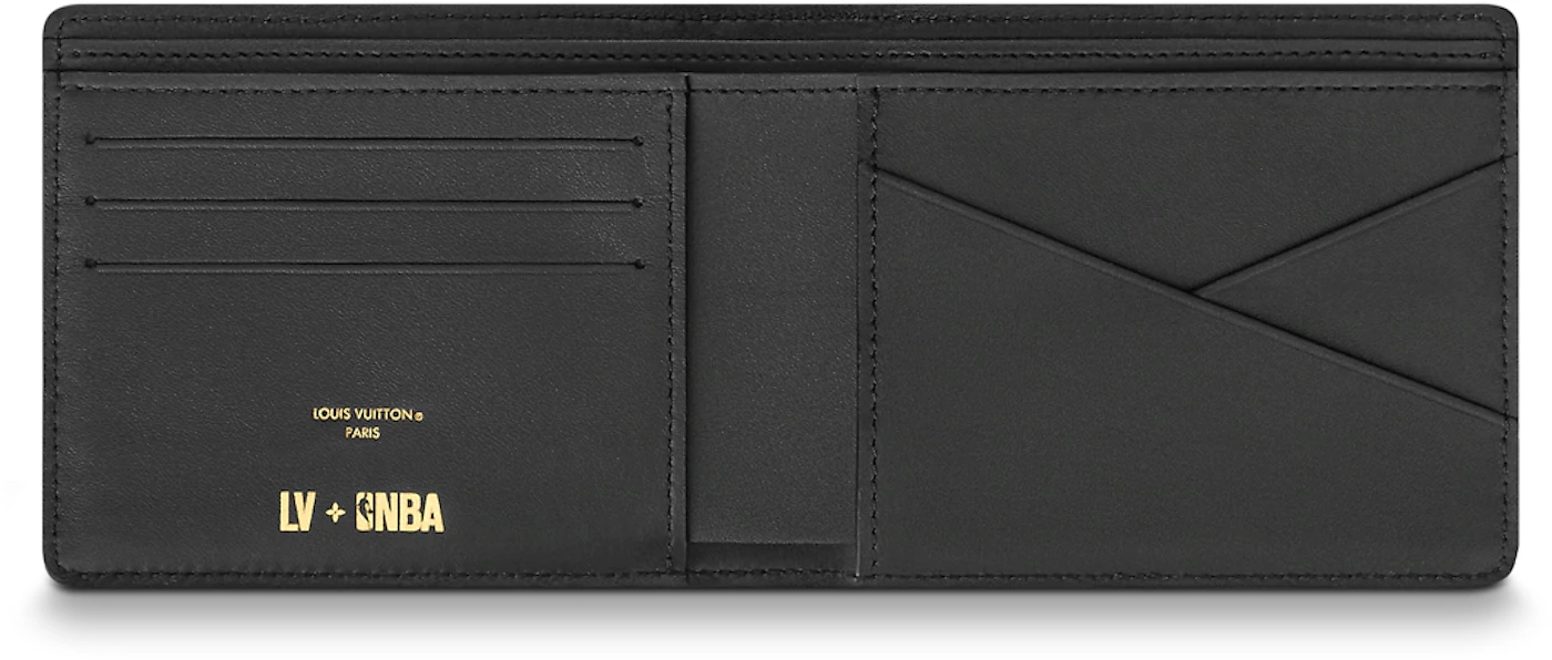 Louis Vuitton x NBA Hero Jacket Leather Multiple Wallet Monogram Black ...