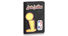Louis Vuitton x NBA Hero Jacket Leather Pocket Organizer Black