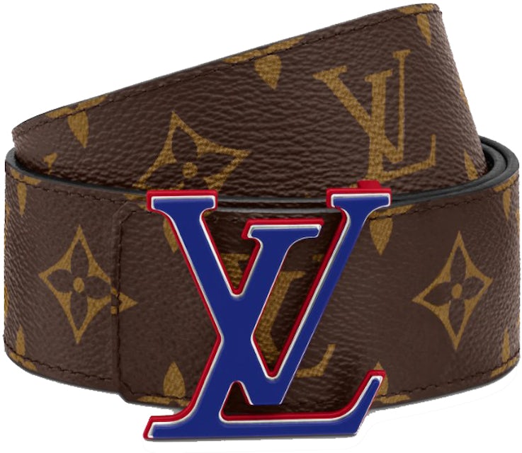 Louis Vuitton x NBA LV 3 Steps 40MM Reversible Belt Monogram in Coated  Canvas with Blue-tone - US