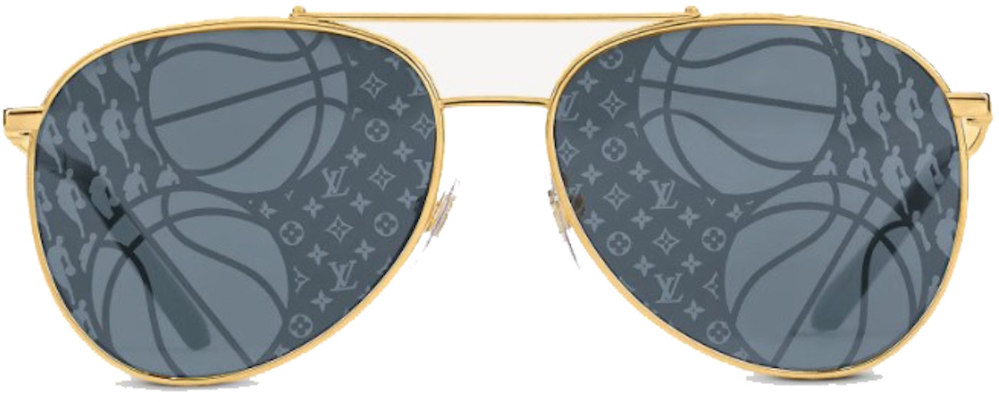 Vuitton x NBA Catch Pilot Sunglasses Gold - Cruise 21
